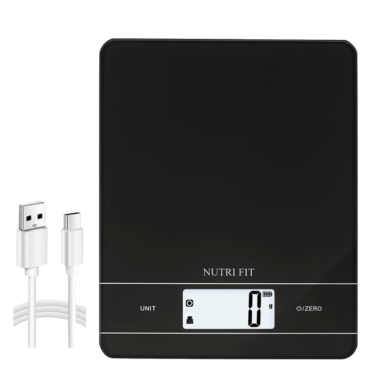 NUTRI FIT Digitális Konyhai Mérleg Magas Pontosságú Elektronikus Tészta Kaparóval