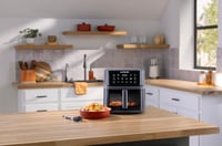 Teplovzdušná fritéza NutriBullet Crisplite Vision NBA0811DG 8 l, 2000 W, digitálne ovládanie 80 – 200 °C, bez PFAS, 8 automatických programov, dotykové ovládanie, matná čierna 8