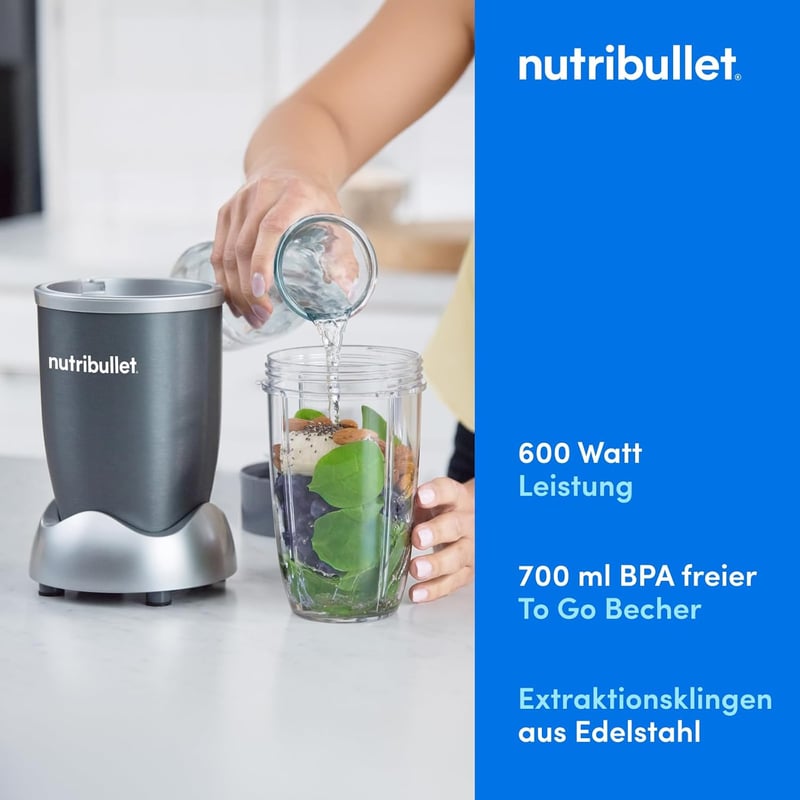 NutriBullet Original NB603DG 600W Turmixgép Smoothie Mixer Kompakt
