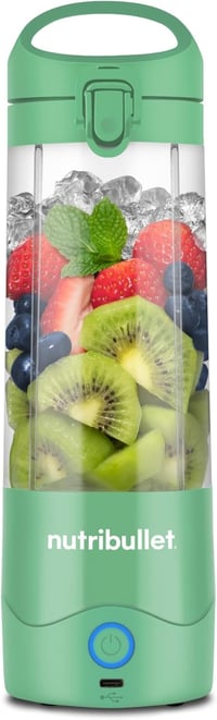 NutriBullet Portable NBP003LG Hordozható Turmixgép 475ml, Újratölthető, USB-C, Világoszöld 1