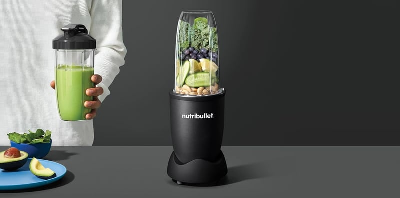 NutriBullet Pro 900 elektromos turmixgép 900W, smoothie mixer fekete