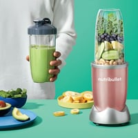 Blender personal NutriBullet Pro 900W cu pahar de 700 ml - aur roz 4