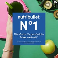 NutriBullet Pro 900W Turmixgép Fekete - Gyors Smoothie Készítő 700ml Pohárral 8
