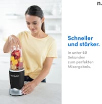 NutriBullet Pro 900W Turmixgép Fekete - Gyors Smoothie Készítő 700ml Pohárral 4