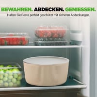 Set de vase ceramică NutriChef 18 piese, crem, cu mâner detașabil, inducție, antiaderent, stivuibil, rezistent la cuptor, pentru toate tipurile de plită 7