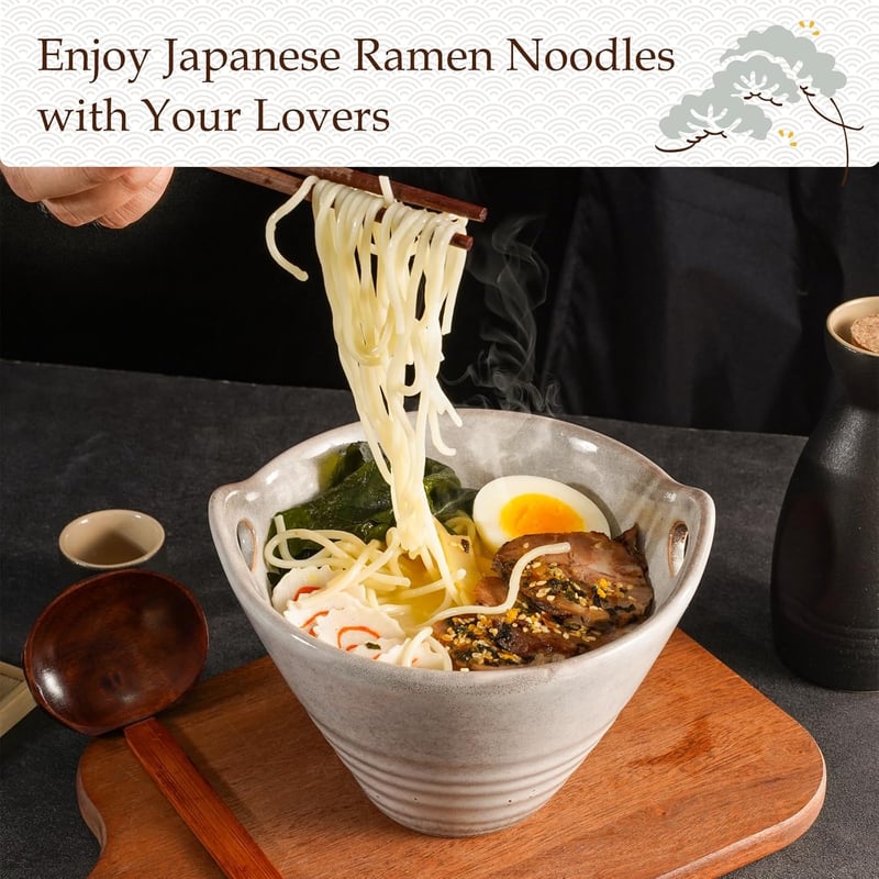 NUTRIUPS Ramen Tál Szett 2 db 750 ml Ázsiai Nudelleveshez
