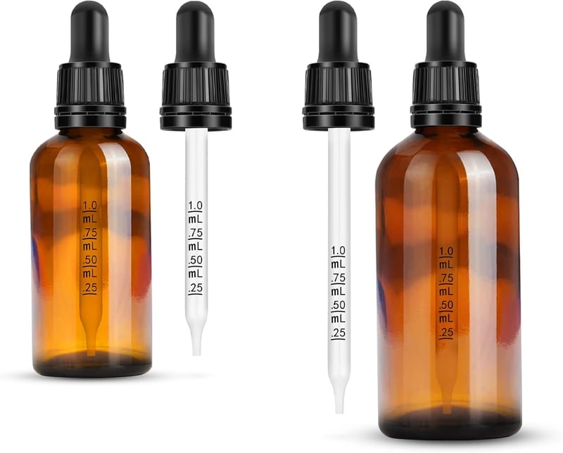 Nuts OT nuts 50ml barna üveg pipettás cseppentő palack szett 2db