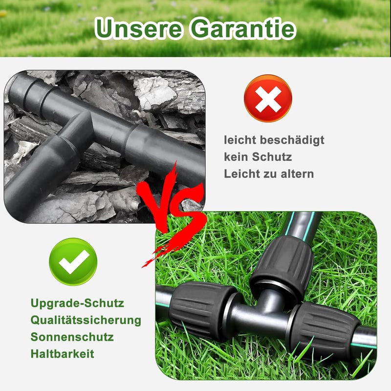 Nuyoah 1/2 Colos Micro Drip T Csatlakozó 13mm Öntözőcsatornához Barbed Tee Elosztó