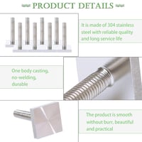 Nuyoah T-Nut M6x35mm Tetőcsomagtartó Adapter Thule Kompatibilis 6db 4