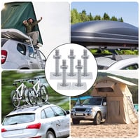 Nuyoah T-Nut M6x35mm Tetőcsomagtartó Adapter Thule Kompatibilis 6db 6