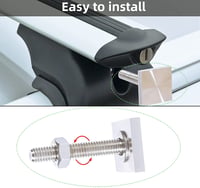 Nuyoah T-Nut M6x35mm Tetőcsomagtartó Adapter Thule Kompatibilis 6db 5