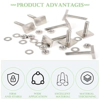 Nuyoah T-Nut M6x35mm Tetőcsomagtartó Adapter Thule Kompatibilis 6db 3