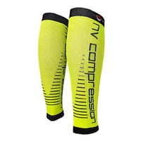 NV Compression Race and Recover kompresijski rukav za potkoljenicu - Fluo žuto/crne pruge - L-XL 2