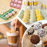 Bețe pentru Cake Pops NVGVUP, 400 bucăți, mâner din hârtie albă, dimensiuni de 8 cm, 10 cm, 12 cm, 15 cm, pentru decorarea prăjiturilor 4