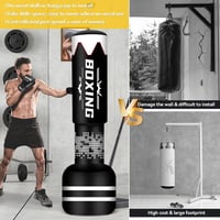 NZQXJXZ 180 cm Álló Boxzsák Edzéshez - Freestanding Punch Bag MMA Muay Thai Edzéshez 7