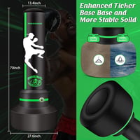 NZQXJXZ 180 cm Álló Boxzsák Felnőtteknek Kesztyűvel és Pumpa Edzéshez 5