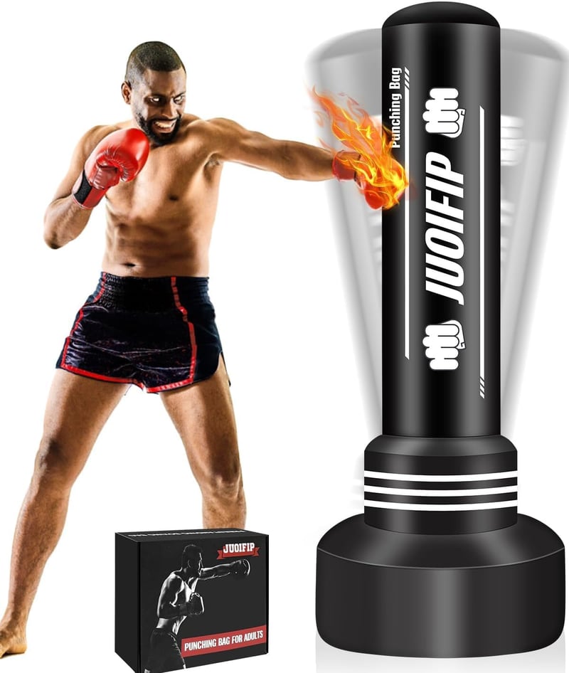 NZQXJXZ 180 cm Álló Boxzsák Ütőzsák Felnőtteknek MMA Muay Thai Edzéshez