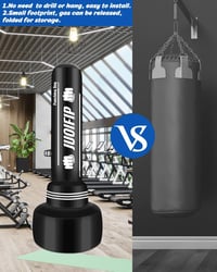 NZQXJXZ 180 cm Felnőtt Szabadon Álló Boxzsák - Felfújható Edzőzsák MMA, Muay Thai és Fitness Edzéshez, PVC Anyagból - b, 180 cm, Punching bag 7