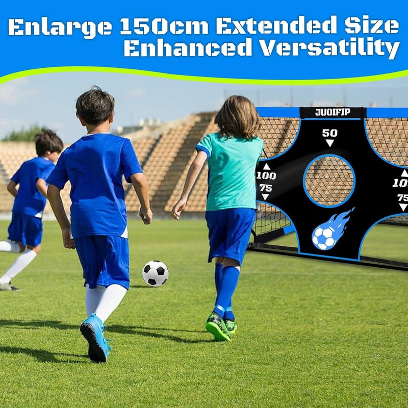 NZQXJXZ 3 az 1-ben gyerek futballkapu 150x120 cm cserélhető hálóval és labdával