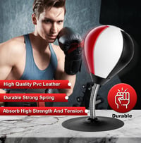 NZQXJXZ Asztali Boxzsák Stresszoldó - Erős Tapadókorongos és Asztali Rögzítésű Punching Ball Irodába, Íróasztalra - Vicces Ajándék Kollégákn 6