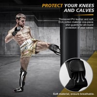 NZQXJXZ Lábvédő Kickboxing Muay Thai Edzéshez Férfiaknak Nőknek Állítható 6
