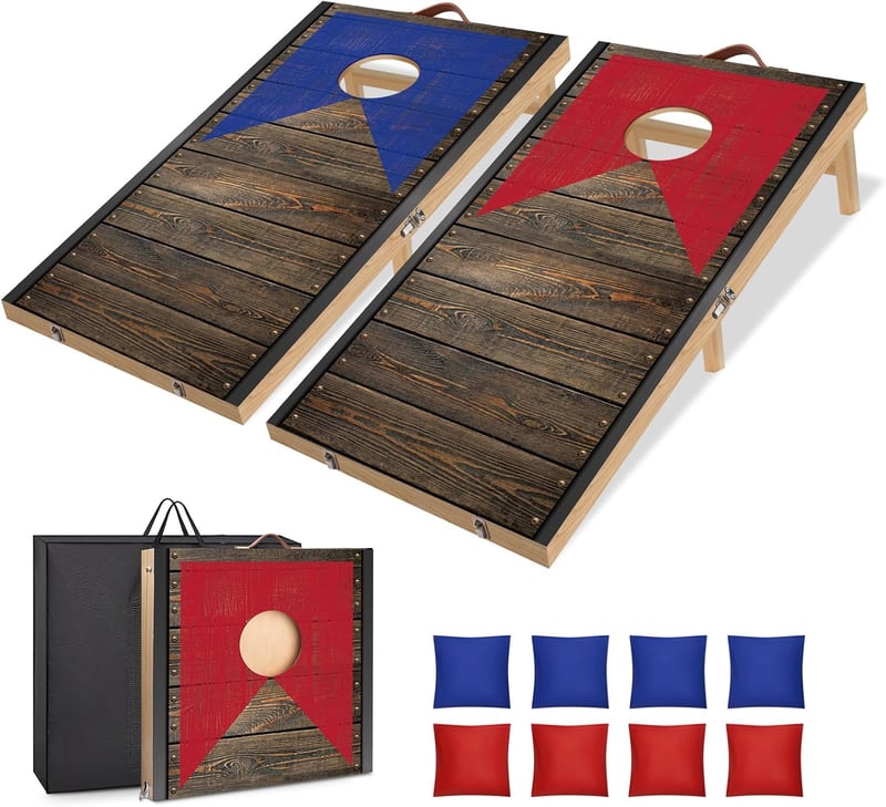NZQXJXZ összecsukható játékszett 115,5x55cm, 8 zsákkal és táskával