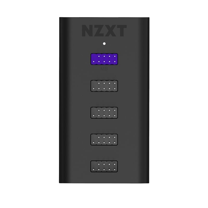 Interný USB hub NZXT AC-IUSBH-M3 – 4x port USB 2.0, magnetické puzdro, uchytenie 3M Dual Lock, Plug and Play