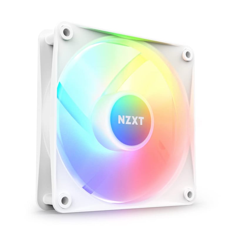 PC ventilátor NZXT F120 RGB Core 120mm s pripojením cez hub - biely