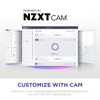 PC ventilátor NZXT F120 RGB Core 120mm s pripojením cez hub - biely 7