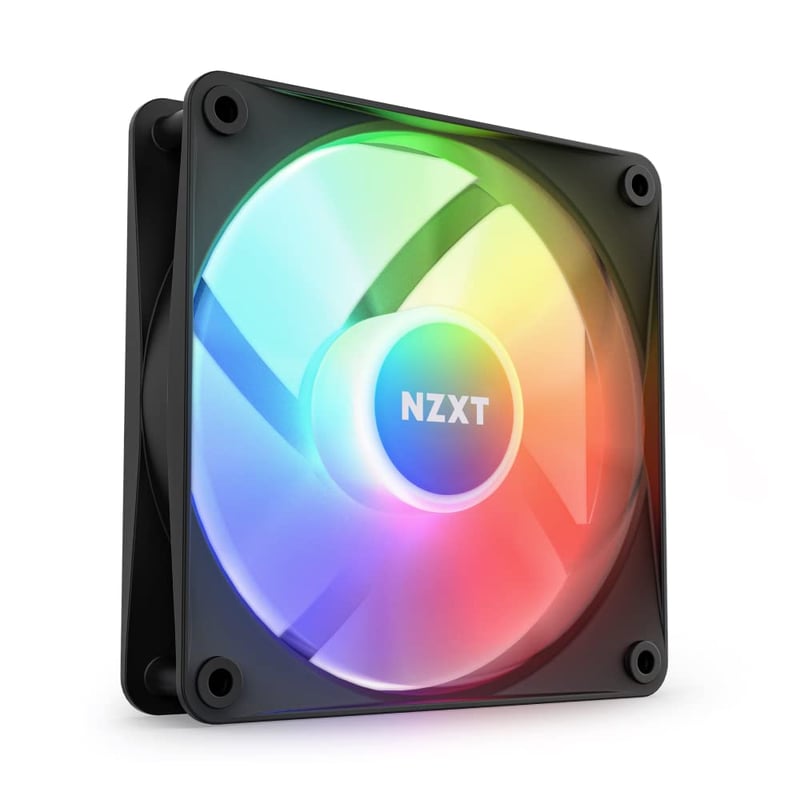 NZXT F120 RGB Core 120mm RGB PC ventilátor s montážou na hub – čierny