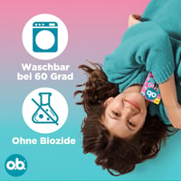 o.b. Teens Menstruációs Alsónadrág Újrahasználható Fiú Lány 152-164 - 1x 6
