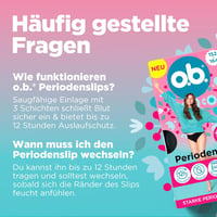 o.b. Teens Menstruációs Alsónadrág Újrahasználható Fiú Lány 152-164 - 1x 9