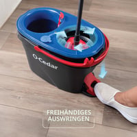 O-Cedar RinseClean rotačný mop s vedrom a systémom na čistú vodu, odstráni 99 % baktérií, na umývanie podláh 4