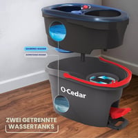 O-Cedar RinseClean rotačný mop s vedrom a systémom na čistú vodu, odstráni 99 % baktérií, na umývanie podláh 2