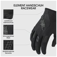 O'NEAL Element Glove Racewear V.24 Cyklistické a motokrosové rukavice – Priedušné – Čierne – Veľkosť M 3