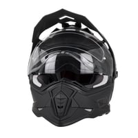 Enduro motocyklová prilba O'NEAL Sierra Helmet Flat V.23, čierna, veľkosť XL, ABS škrupina, s vnútornou slnečnou clonou, vetracími otvormi, mierne 3