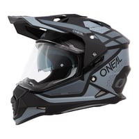 Integrálna moto prilba O'Neal Sierra R V.24 so vstavanou slnečnou clonou - čierna/sivá - veľkosť S 4