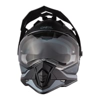 Integrálna moto prilba O'Neal Sierra R V.24 so vstavanou slnečnou clonou - čierna/sivá - veľkosť S 3