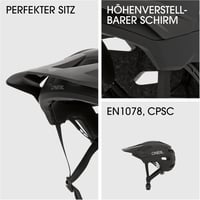 Cască MTB O'Neal Trailfinder Split - galben neon - mărimea S/M 4