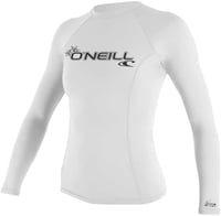 O'Neill Basic Skins női hosszú ujjú rash vest - fehér - S-es méret 1