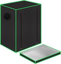 Oairgico 55x40x65cm Grow Tent Megfigyelő Ablakkal és Szellőztetéssel 1