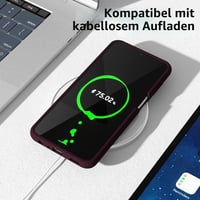 Silikónový kryt na Samsung Galaxy A23 5G oakxco s ochranou fotoaparátu, ultra tenké matné TPU puzdro pre dievčatá, jednofarebný slim bumper, bordová (Weinrot) 7