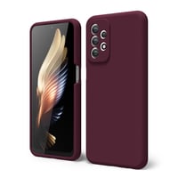 Silikónový kryt na Samsung Galaxy A23 5G oakxco s ochranou fotoaparátu, ultra tenké matné TPU puzdro pre dievčatá, jednofarebný slim bumper, bordová (Weinrot) 1