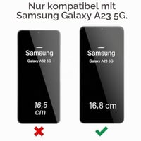 Silikónový kryt na Samsung Galaxy A23 5G oakxco s ochranou fotoaparátu, ultra tenké matné TPU puzdro pre dievčatá, jednofarebný slim bumper, bordová (Weinrot) 2