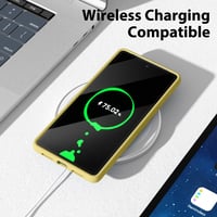 Silikónové puzdro oakxco pre Google Pixel 7 Pro s ochranou fotoaparátu, tenký gumený gélový ochranný kryt, tenké mäkké matné nárazuvzdorné elegantné puzdro pre dievčatá aj mužov, žlté 7