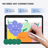 Stilou capacitiv universal OASO cu vârf disc, pentru iPad Pro/Mini/Air, iPhone, Samsung Galaxy, Switch 2, Chromebook și tabletă Fire HD, alb 4
