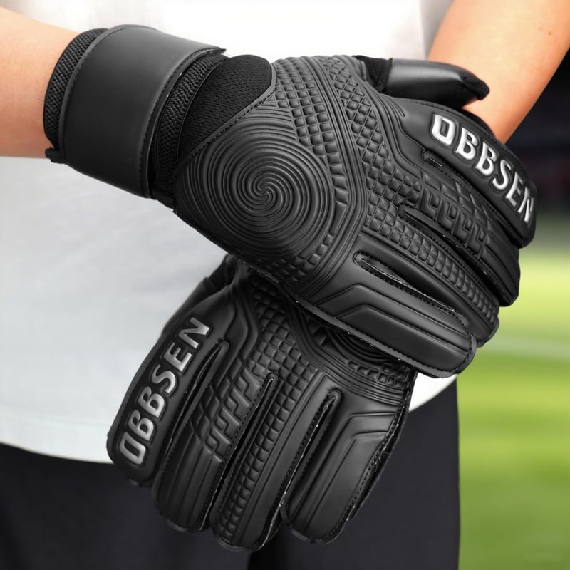 Obbsen Kapushandschuh Dupla Csuklóvédelem Ujjvédelem Gyerekek Felnőttek - 10 UK, S1 black.