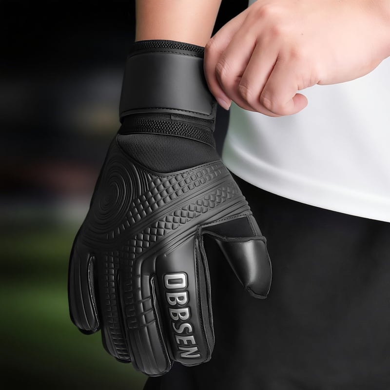 Obbsen Kapushandschuh Dupla Csuklóvédelem Ujjvédelem Gyerekek Felnőttek - 10 UK, S1 black.