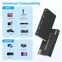 Obcxin 4K HDMI Switch 4 az 1-ben távirányítóval, Dolby Vision támogatással 7