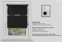 Rulou opac termoizolant OBdeco 80x160 cm (lățime material 76 cm), gri, fără găurire, certificat Oeko-TEX, protecție solară și intimitate pentru ferestre și uși 3